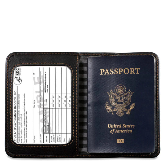 Jack George Leather Passport Cover 7007