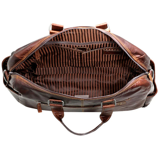 Jack George Leather Day Duffle Bag 7318