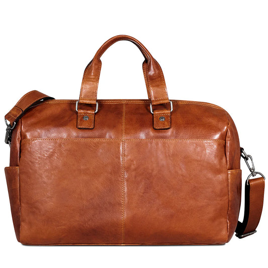 Jack George Leather Day Duffle Bag 7318