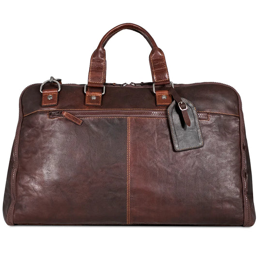 Jack George Leather Valet Duffel Bag 7550