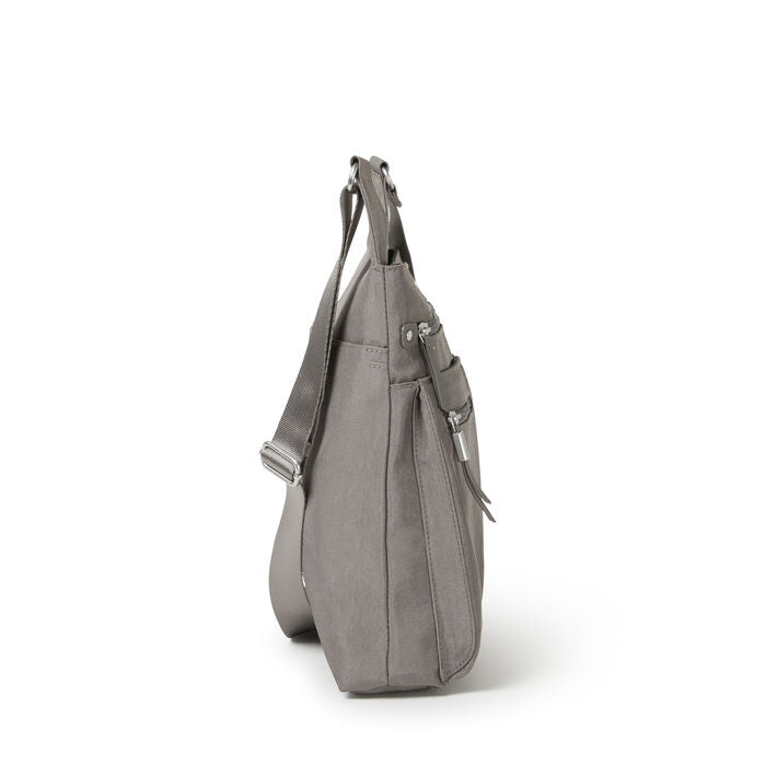 Baggallini On Track Zip Crossbody with RFID Phone Wristlet OTZ406