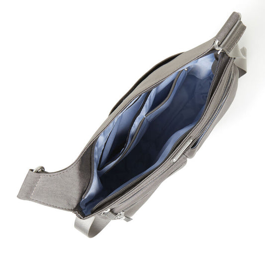 Baggallini On Track Zip Crossbody with RFID Phone Wristlet OTZ406