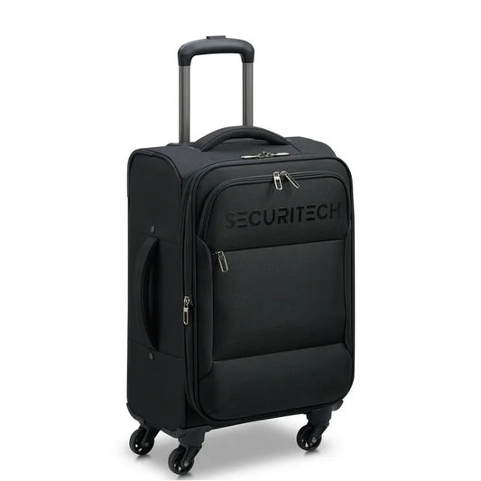 Delsey Vanguard Securitech 20" Carry-on Softside Spinner Luggage Black
