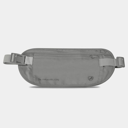 Travelon RFID Blocking Waist Pouch Gray 12997-510