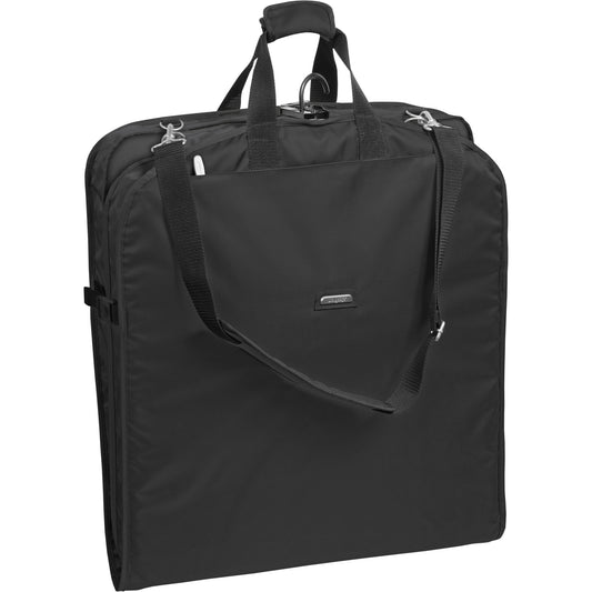 WallyBags 42" Garment Bag with Shoulder Strap 1840 black