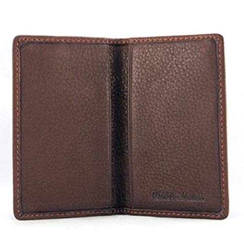 Osgoode Marley Cashmere Men's Wallets Business Card Case (Brandy) 1508