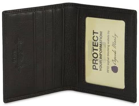 Osgoode Marley RFID Men's ID Card Case Black 1204