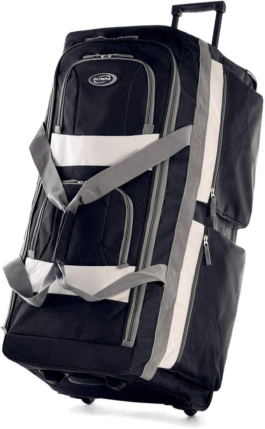 Olympia 8 Pocket Rolling Duffel Bag