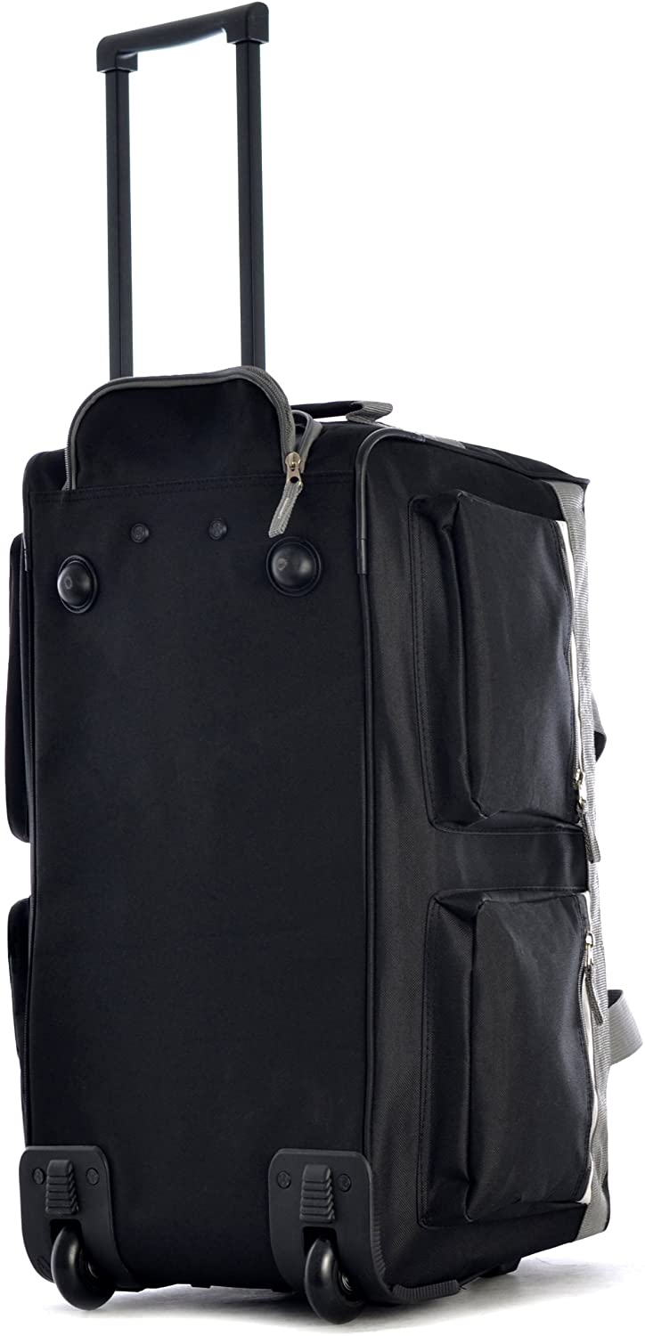 Olympia 8 Pocket Rolling Duffel Bag