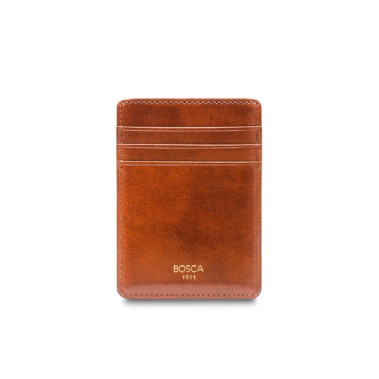 Bosca Old Leather Deluxe Front Pocket Wallet - RFID Amber 78-27
