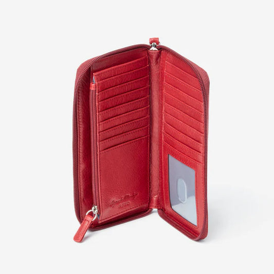 Osgoode Marley Front Pocket Card Wallet Garnet 1251