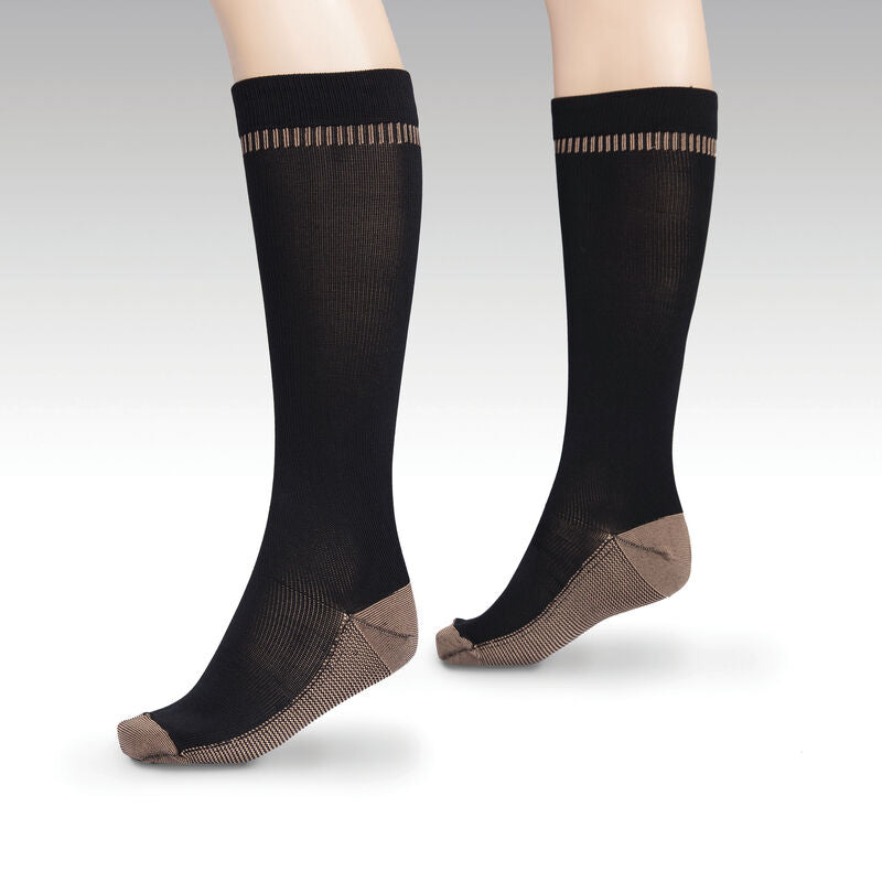 Travelon Copper Infussed Compression Socks Size Large 13472
