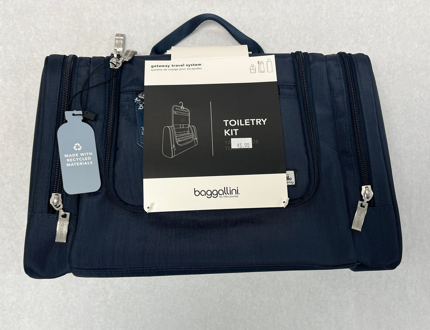 Baggallini Toiletry Kit – Lightweight, Water-Resistant Travel Toiletry Bag TLK487