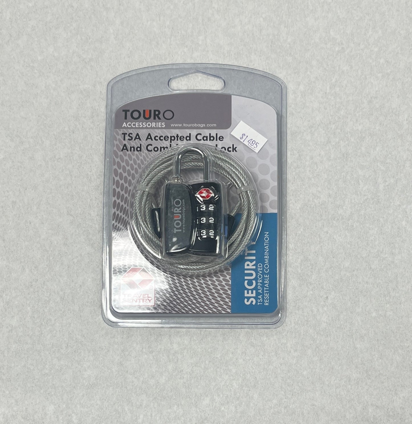 TSA Lock with 48" Cable TSA12068