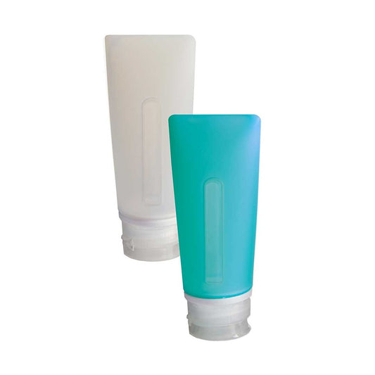 Talus 3 oz Silicone Travel Bottles (Teal Two Pack) ST-CV56-TEA