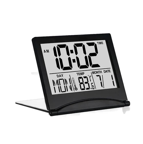 Voltage Valet LCD Travel Alarm Clock TC24
