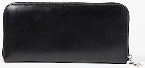 Bosca Old Leather Collection Zip Around Wallet Black 2477-59
