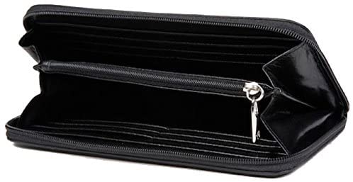 Bosca Old Leather Collection Zip Around Wallet Black 2477-59