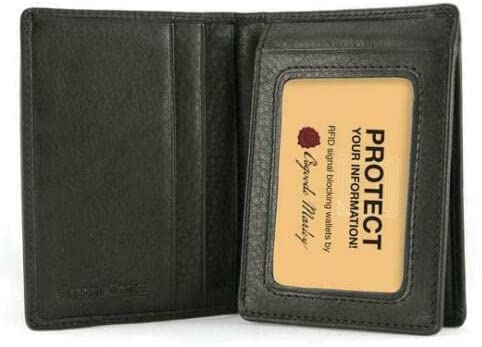 Osgoode Marley RFID Flipfold Mens Leather Wallet - Black 1203