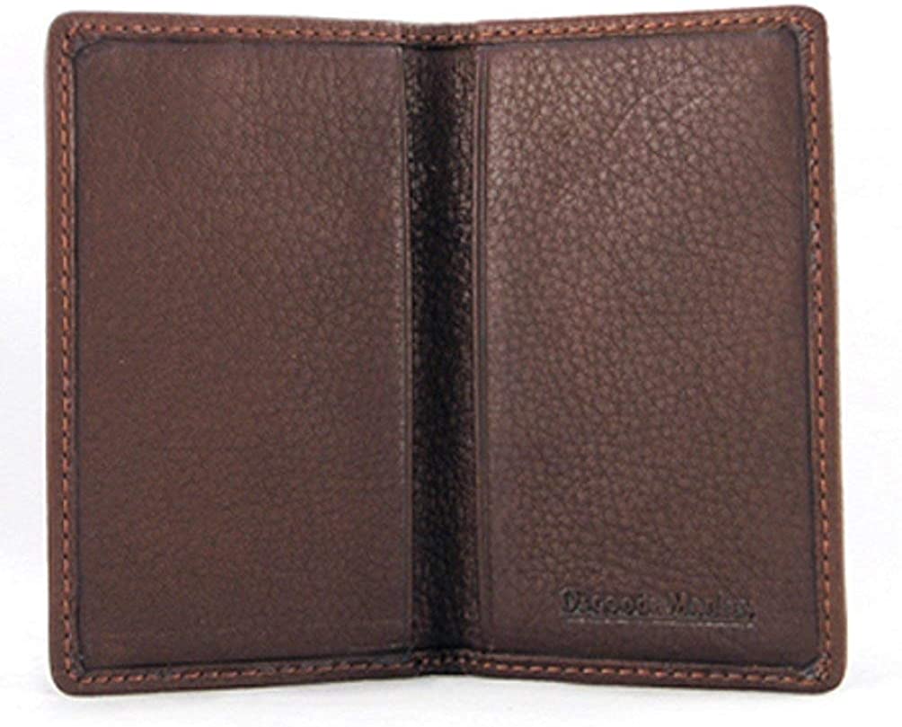 Osgoode Marley Cashmere Men's Wallets Business Card Case (Brandy) 1508