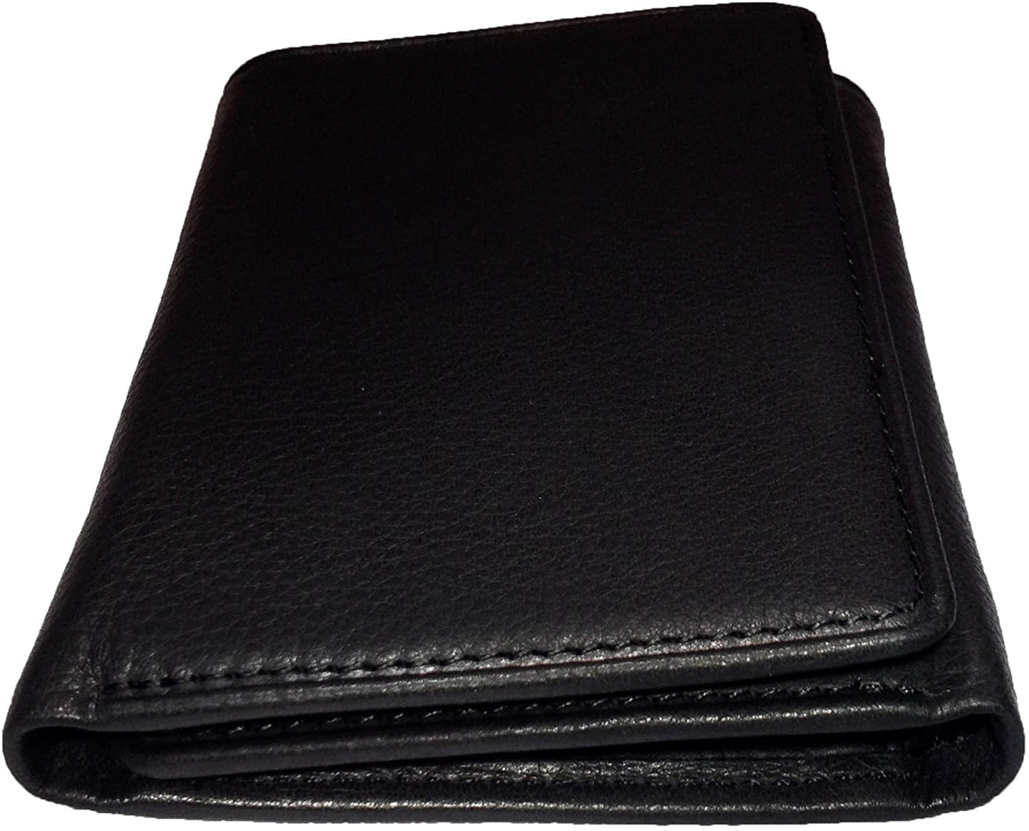 Osgoode Marley Cashmere RFID Blocking Mens Tri-Fold Leather Wallet 1234 Black