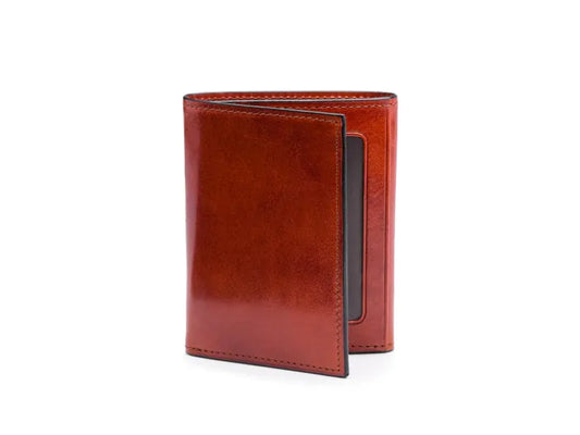 Bosca Double I.D Trifold Old Leather Cognac 53-32