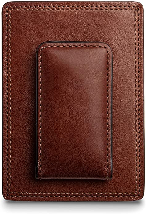 Bosca Deluxe Front Pocket Wallet Dark Brown  78-217
